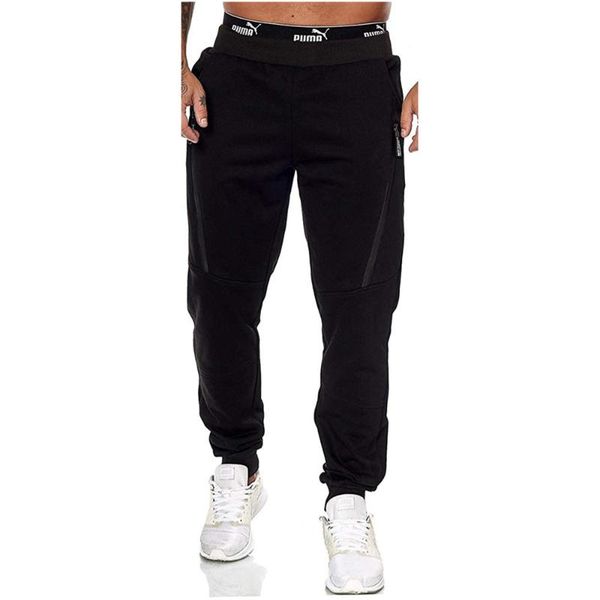 summer men's fitness slim sports pants zipper stitching casual men joggers trousers solid color plus size mens sweatpants, Black
summer men's fitness slim sports pants zipper stitching casual men joggers trousers solid color plus size mens sweatpants, Black