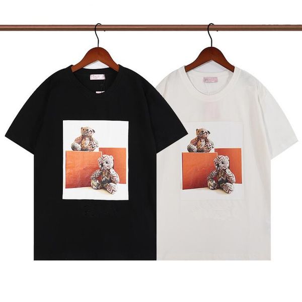 men's t-shirts 2022pa women new bear letter printing pattern short-sleeved round neck shirt, White;black
men's t-shirts 2022pa women new bear letter printing pattern short-sleeved round neck shirt, White;black