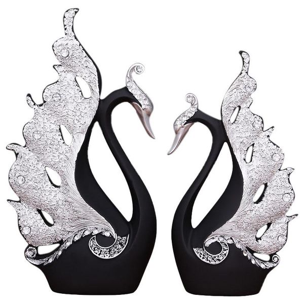 home decoration accessories a pair of swan statue sculpture modern art jewelry wedding gift decorative objects & figurines
home decoration accessories a pair of swan statue sculpture modern art jewelry wedding gift decorative objects & figurines