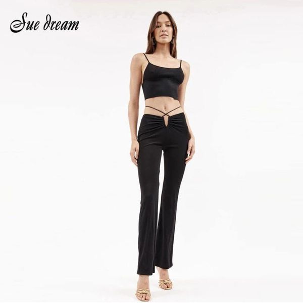 women's pants & capris 2021 fashion black cross tie design hollow celebrity party straight, Black;white
women's pants & capris 2021 fashion black cross tie design hollow celebrity party straight, Black;white