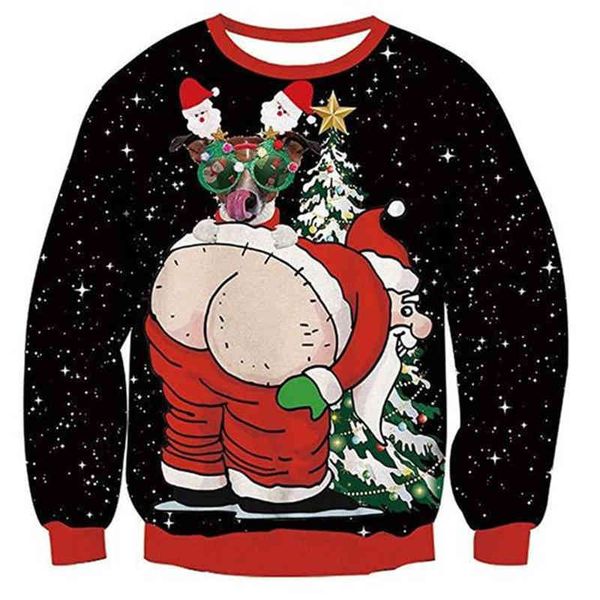 3d printing dog ugly men's ladi holiday santa claus funny novelty christmas crew neck sweater, Black
3d printing dog ugly men's ladi holiday santa claus funny novelty christmas crew neck sweater, Black