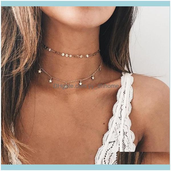 chokers necklaces & pendants jewelrychokers fashion double bohemian round alloy pendant necklace retro layered jewelry party gift womens dro, Golden;silver
chokers necklaces & pendants jewelrychokers fashion double bohemian round alloy pendant necklace retro layered jewelry party gift womens dro, Golden;silver
