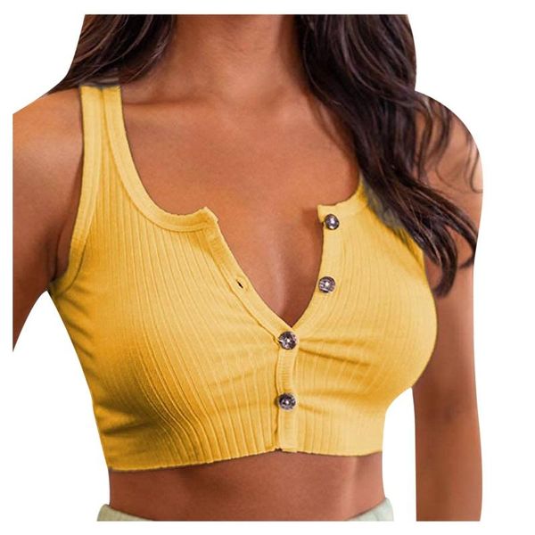 summer crop v-neck sleeveless slim short cropped feminino chic streetwear knit vest button women's tanks & camis, White
summer crop v-neck sleeveless slim short cropped feminino chic streetwear knit vest button women's tanks & camis, White