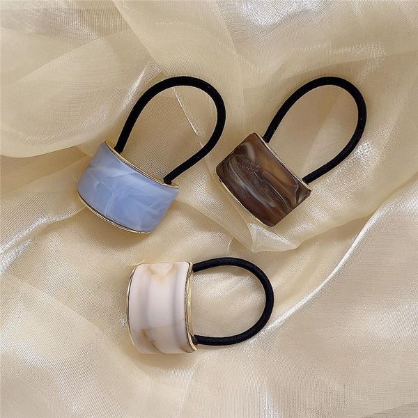 hair accessories fashion women acetate stone head rubber hairbands girl's 
hair accessories fashion women acetate stone head rubber hairbands girl's