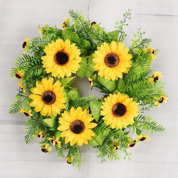 simulation leaf bee sunflower creative wreath artificial garland hanging pendants decor wedding holiday accessories party decorative flowers
simulation leaf bee sunflower creative wreath artificial garland hanging pendants decor wedding holiday accessories party decorative flowers