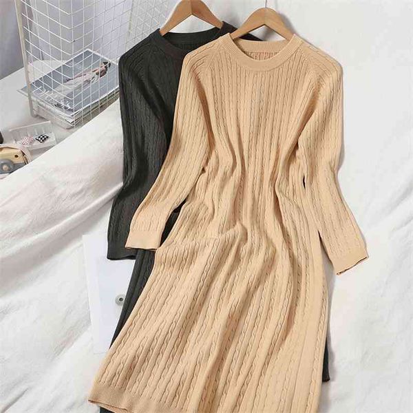 korobov women korean office lady solid dress autumn winter basic long sleeve vestidos femme elegant o neck long sleeve dresses 210430, Black;gray
korobov women korean office lady solid dress autumn winter basic long sleeve vestidos femme elegant o neck long sleeve dresses 210430, Black;gray