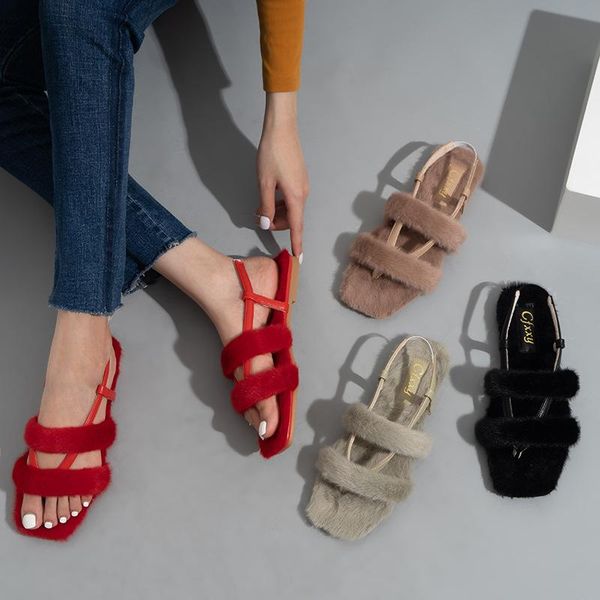 sandals women's shoe slippers for home loafers plush flat furslides flip flops soft female trendy high quality, Black
sandals women's shoe slippers for home loafers plush flat furslides flip flops soft female trendy high quality, Black