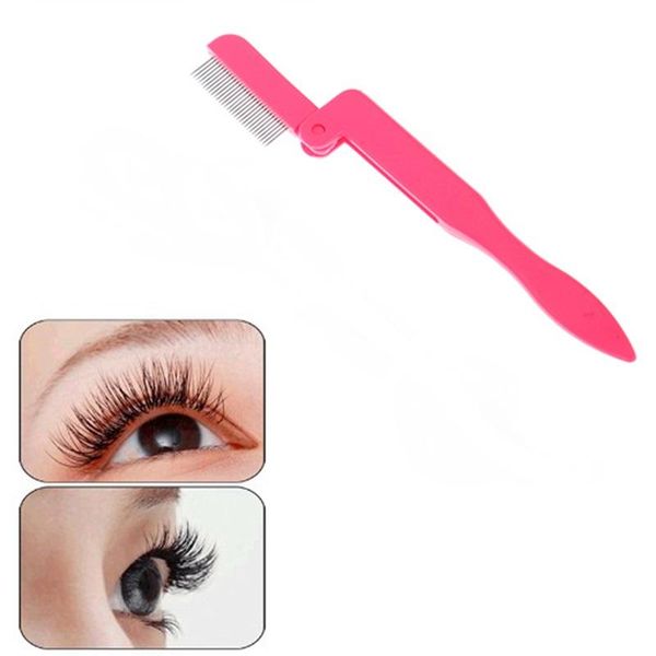 eyelash curler 1pc foldable beauty makeup lash separator metal brush comb cosmetic portable tool
eyelash curler 1pc foldable beauty makeup lash separator metal brush comb cosmetic portable tool