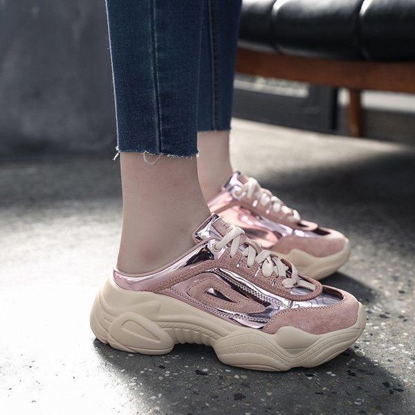 summer half slippers baotou without heel inside increase women's sneakers outdoor canvas walking shoes women zz-245, Black
summer half slippers baotou without heel inside increase women's sneakers outdoor canvas walking shoes women zz-245, Black