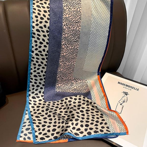 scarves 2021 silk scarf female leopard print kerchief beach towel fashion bandana summer shawl hijab headband women 40x160cm, Blue;gray
scarves 2021 silk scarf female leopard print kerchief beach towel fashion bandana summer shawl hijab headband women 40x160cm, Blue;gray