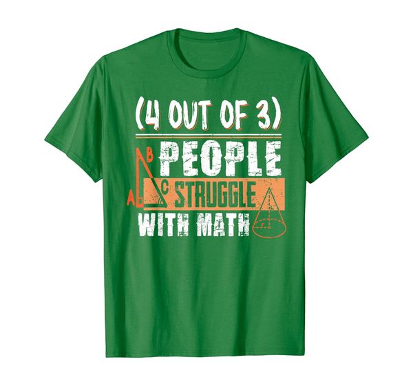 4 out of 3 people struggle with math gift funny math lovers, White;black 
4 out of 3 people struggle with math gift funny math lovers, White;black