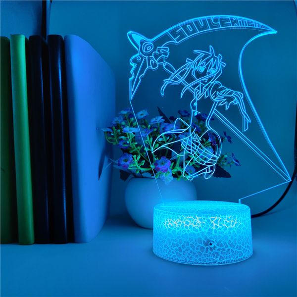 3d anime desk lamp maka albarn night light led soul eater nightlight color changing atmosphere decoration fans kids gift app control
3d anime desk lamp maka albarn night light led soul eater nightlight color changing atmosphere decoration fans kids gift app control
