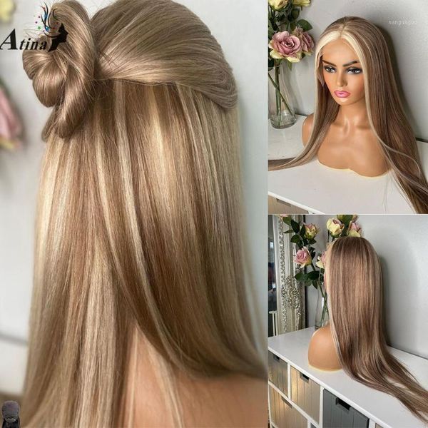 ombre blond highlight straight glueless lace front wig for black women preplucked hd transparent remy human hair 180 density1, Black;brown
ombre blond highlight straight glueless lace front wig for black women preplucked hd transparent remy human hair 180 density1, Black;brown