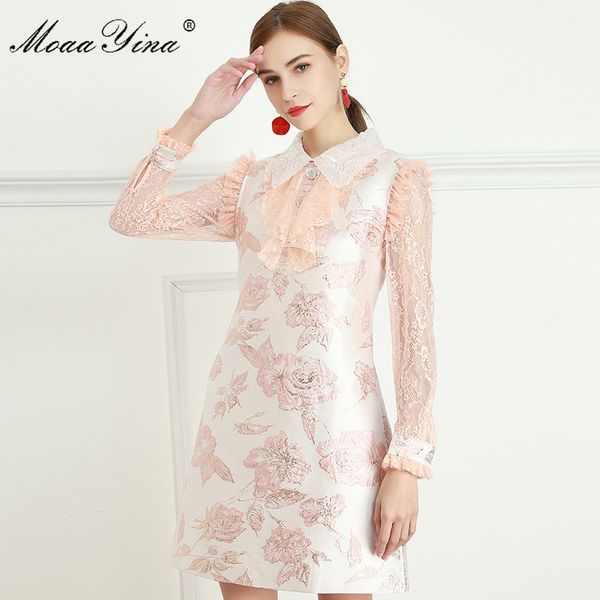 fashion designer dress summer women's dress lace long sleeve rose jacquard dresses 210524, Black;gray
fashion designer dress summer women's dress lace long sleeve rose jacquard dresses 210524, Black;gray