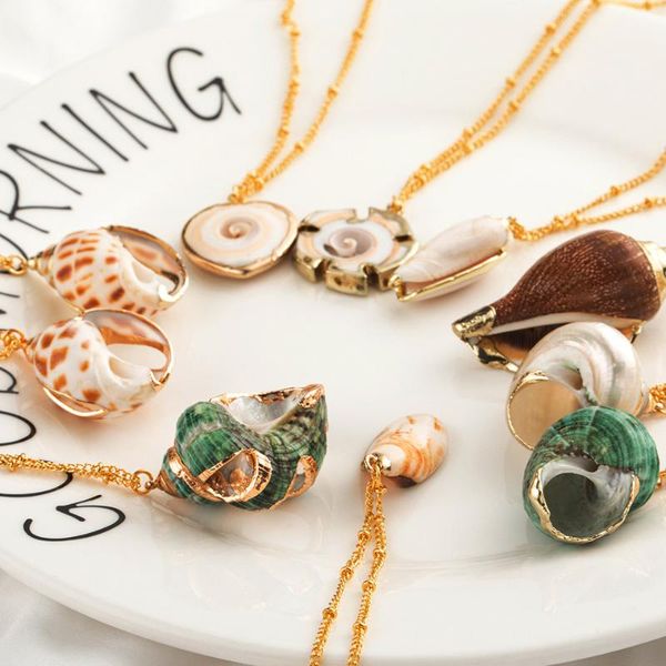 pendant necklaces fashion colorful alloy cowrie shell necklace for women conch chain summer jewelry starfish collar 2021, Silver
pendant necklaces fashion colorful alloy cowrie shell necklace for women conch chain summer jewelry starfish collar 2021, Silver