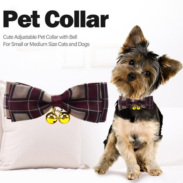 dog apparel cat collar with bell pet bow tie adjustable bowtie for small medium cats dogs supplies
dog apparel cat collar with bell pet bow tie adjustable bowtie for small medium cats dogs supplies