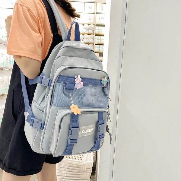 teen girl student school bag japan harajuku style waterproof nylon women's backpack 2021 fashion cute travel bags
teen girl student school bag japan harajuku style waterproof nylon women's backpack 2021 fashion cute travel bags