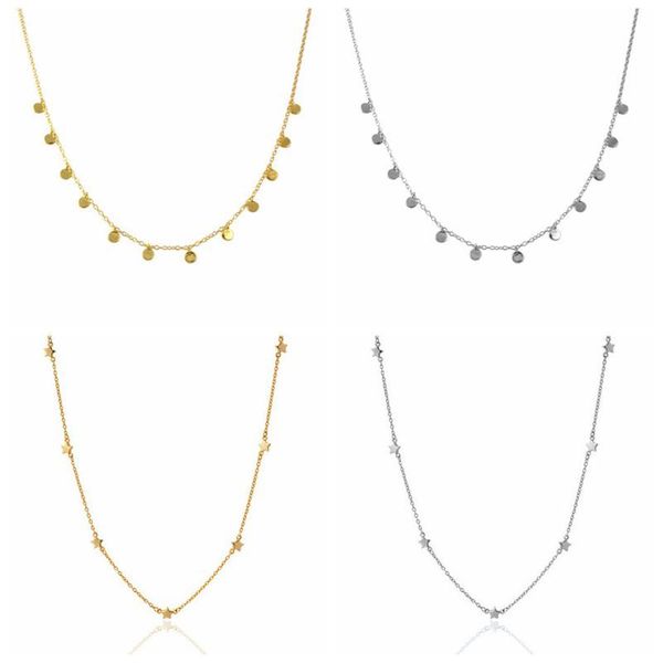 925 silver five-pointed star necklaces for women girl simple clavicle chain to friends korean fashion birthday present, Golden;silver
925 silver five-pointed star necklaces for women girl simple clavicle chain to friends korean fashion birthday present, Golden;silver