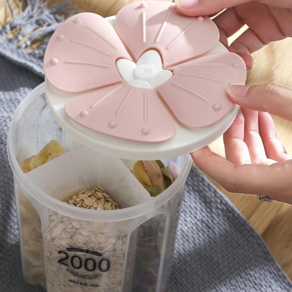 storage bottles & jars petal lid separate grid jar plastic moisture-proof dust-proof sealed container dried fruit cereals candy kitchen
storage bottles & jars petal lid separate grid jar plastic moisture-proof dust-proof sealed container dried fruit cereals candy kitchen