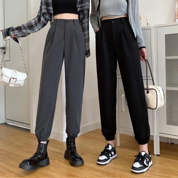 women's pants & capris high waist hanging casual spring and autumn 2021 fashion ins loose legged sports harlan suit, Black;white
women's pants & capris high waist hanging casual spring and autumn 2021 fashion ins loose legged sports harlan suit, Black;white