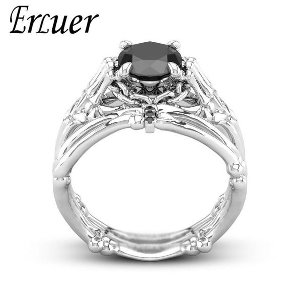 cluster rings erluer classic gothic skeleton hand style engagement colour crystal zircon for women trendy jewelry gift ring, Golden;silver
cluster rings erluer classic gothic skeleton hand style engagement colour crystal zircon for women trendy jewelry gift ring, Golden;silver