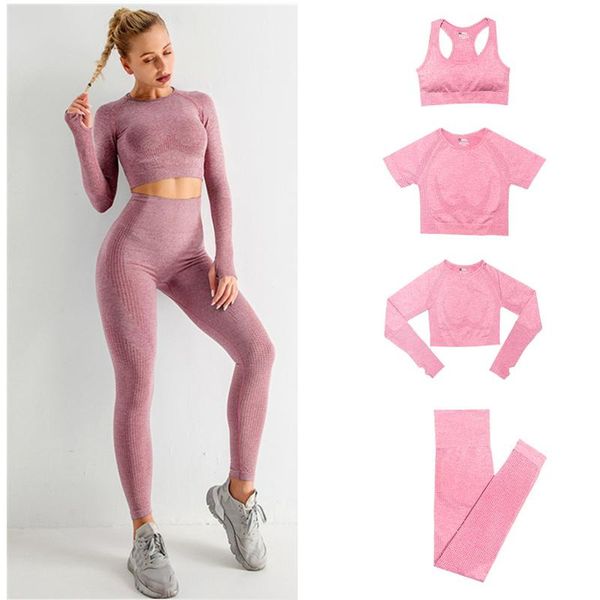 yoga outfit women's sportswear set workout clothes athletic wear sports gym legging seamless fitness bra crop long sleeve suit
yoga outfit women's sportswear set workout clothes athletic wear sports gym legging seamless fitness bra crop long sleeve suit