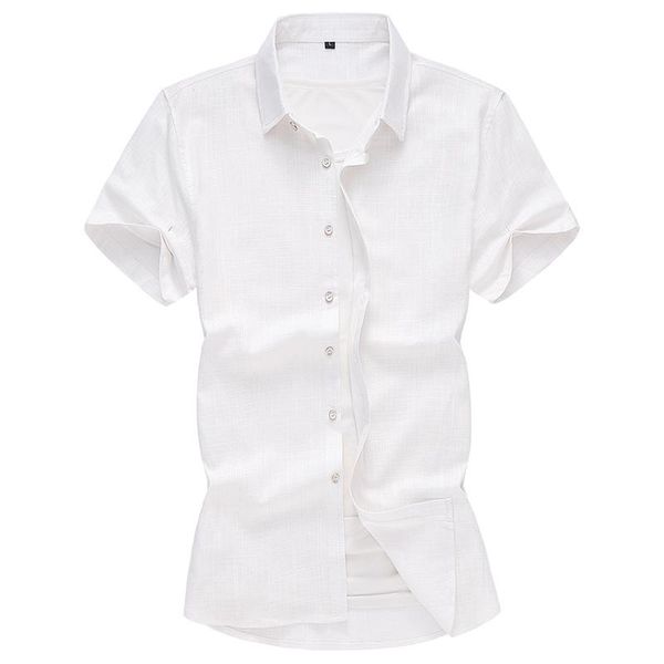 men's casual shirts 2021 luren plus size 5xl 6xl 7xl linen shirt summer solid color fashion short-sleeved male brand clothes, White;black
men's casual shirts 2021 luren plus size 5xl 6xl 7xl linen shirt summer solid color fashion short-sleeved male brand clothes, White;black