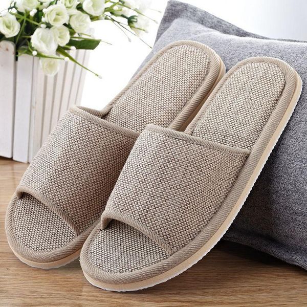 slippers fralosha indoor floor shoes natural linen household summer women's mute sports sandals, Black
slippers fralosha indoor floor shoes natural linen household summer women's mute sports sandals, Black