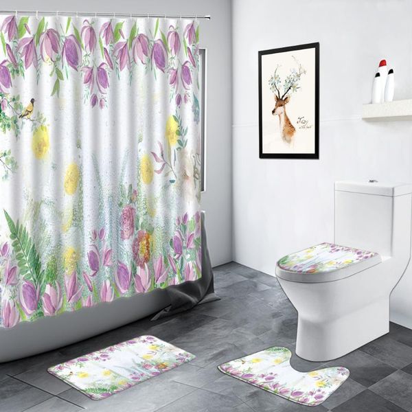 shower curtains floral bird flowers plant creative hand painted art simple home decor bathroom rug non-slip toilet bath mats set
shower curtains floral bird flowers plant creative hand painted art simple home decor bathroom rug non-slip toilet bath mats set