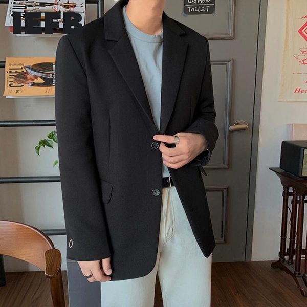 men's suits & blazers iefb autumn 2021 black casual suit jacket male's korean style trendy handsome single row two button 9y3453, White;black
men's suits & blazers iefb autumn 2021 black casual suit jacket male's korean style trendy handsome single row two button 9y3453, White;black