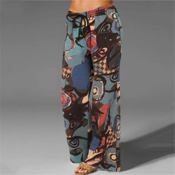 women's pants & capris 2021 ladies casual fashion retro drawstring loose printed sports trousers fashionable design comfy ropa de mujer, Black;white
women's pants & capris 2021 ladies casual fashion retro drawstring loose printed sports trousers fashionable design comfy ropa de mujer, Black;white