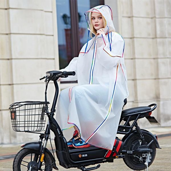 raincoats men women eva transparent waterproof rainbow colorful edge raincoat poncho electric bicycle windproof rain coat gear
raincoats men women eva transparent waterproof rainbow colorful edge raincoat poncho electric bicycle windproof rain coat gear
