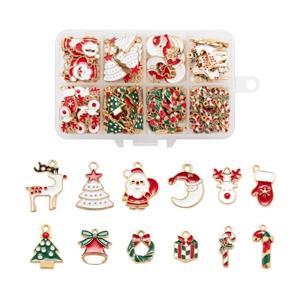 charms 120pcs 12 styles light gold christmas theme alloy enamel pendants tree santa claus moon reindeer/stag glove gift, Bronze;silver
charms 120pcs 12 styles light gold christmas theme alloy enamel pendants tree santa claus moon reindeer/stag glove gift, Bronze;silver