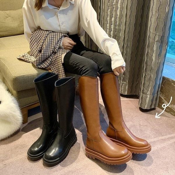 boots women's winter 2021 fashion versatile long back zipper plush thick heel solid color, Black
boots women's winter 2021 fashion versatile long back zipper plush thick heel solid color, Black