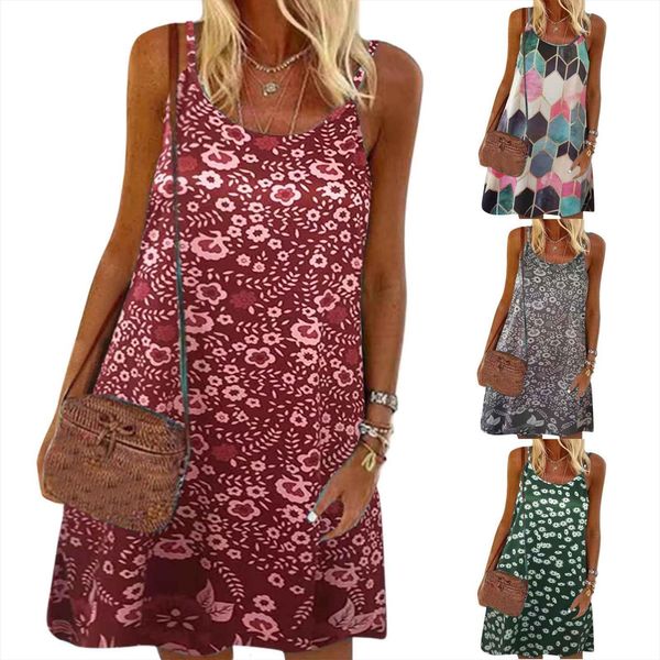 split summer backless spaghetti strap women dress short printed ladiess casual sleeveless camisole mini, Black;gray
split summer backless spaghetti strap women dress short printed ladiess casual sleeveless camisole mini, Black;gray