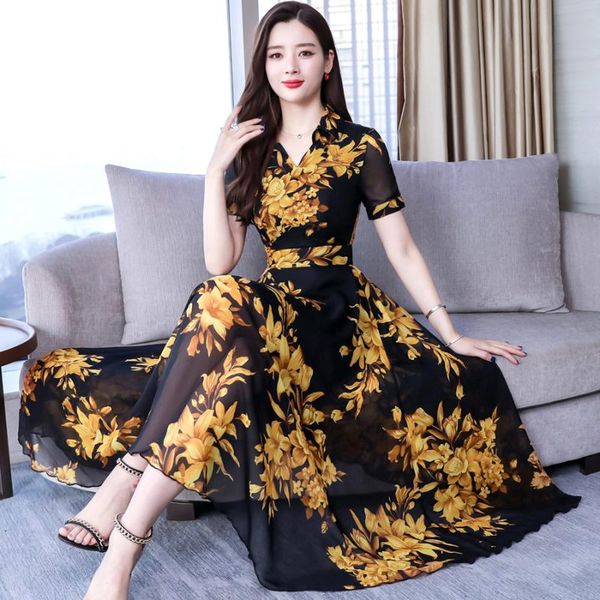 spring summer floral chiffon maxi dresses 4xl plus size print vintage runway midi dress elegant women bodycon party vestido casual, Black;gray
spring summer floral chiffon maxi dresses 4xl plus size print vintage runway midi dress elegant women bodycon party vestido casual, Black;gray