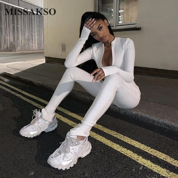 women's jumpsuits & rompers missakso solid black white jumpsuit fitness zipper club long sleeve o neck bodycon women winter skinny
women's jumpsuits & rompers missakso solid black white jumpsuit fitness zipper club long sleeve o neck bodycon women winter skinny