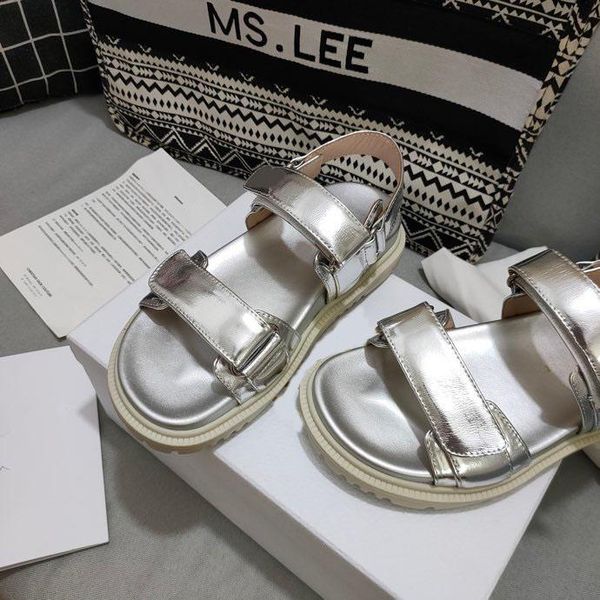 high stylish women sandals silver shiny calfskin ladies flats scratch straps velcro casual sandal luxurys design summer indoor slipper, Black
high stylish women sandals silver shiny calfskin ladies flats scratch straps velcro casual sandal luxurys design summer indoor slipper, Black