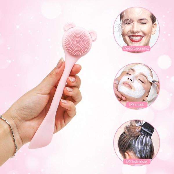1pcs 2in1 silicone mask brush soft skin care mud mixing face makeup brushes facial cleanser washing
1pcs 2in1 silicone mask brush soft skin care mud mixing face makeup brushes facial cleanser washing