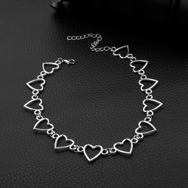 trendy metal clavicle necklaces fashion love heart-shaped choker jewelry for women girls gift lover chains, Silver
trendy metal clavicle necklaces fashion love heart-shaped choker jewelry for women girls gift lover chains, Silver
