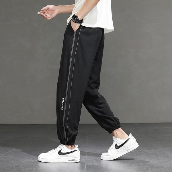 men's pants korean trend casual summer thin 2021 quick-drying loose large size sports high quality, Black
men's pants korean trend casual summer thin 2021 quick-drying loose large size sports high quality, Black