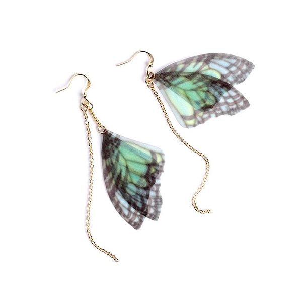 dangle & chandelier retro literary temperament hand earrings ear clip green chiffon butterfly asymmetric, Silver
dangle & chandelier retro literary temperament hand earrings ear clip green chiffon butterfly asymmetric, Silver