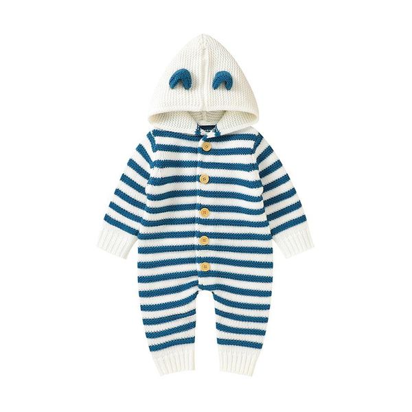 jumpsuits born baby romper hooded knit infant boy girl jumpsuit outfit fashion striped toddler kid clothing long sleeve autumn playsuit, Blue
jumpsuits born baby romper hooded knit infant boy girl jumpsuit outfit fashion striped toddler kid clothing long sleeve autumn playsuit, Blue