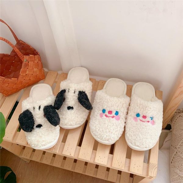 arrivals winter home slippers cotton cute dog slipper furry cartoon women bedroom plush warm flat shoes, Black
arrivals winter home slippers cotton cute dog slipper furry cartoon women bedroom plush warm flat shoes, Black