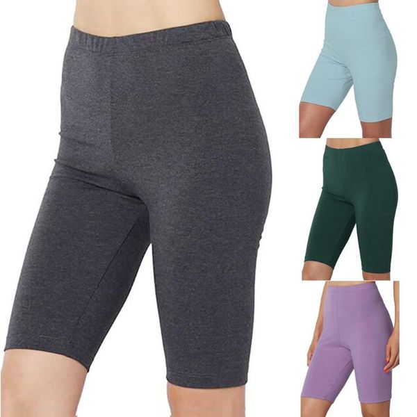 sport leggings active solid mid stretch thigh cotton high span waist short gym casual fitness sports women's, Black
sport leggings active solid mid stretch thigh cotton high span waist short gym casual fitness sports women's, Black