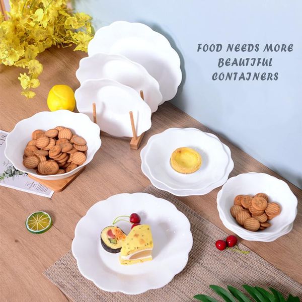 dishes & plates white jade glass bowl set square soup noodle dish fruit steak plate microwaveable household tableware 13 pcs
dishes & plates white jade glass bowl set square soup noodle dish fruit steak plate microwaveable household tableware 13 pcs