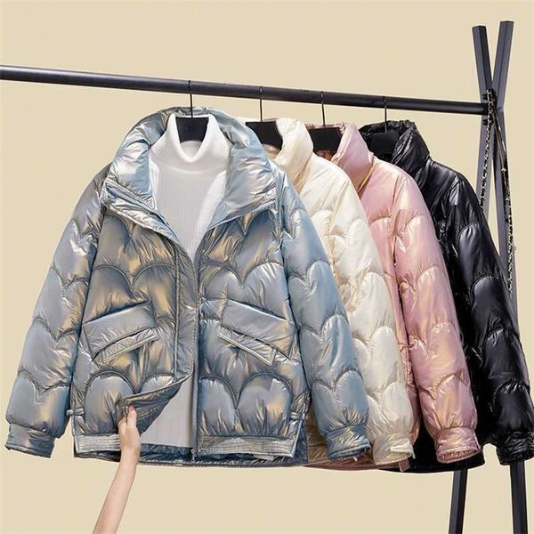 bright cotton puffer jacket women's short winter korean loose parkas coat bubble 211008, Black
bright cotton puffer jacket women's short winter korean loose parkas coat bubble 211008, Black