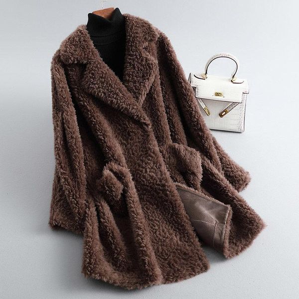 women's fur & faux women autumn winter genuine granular sheep shearing wool coat female ry warm real lamb jacket manteau femme y5, Black
women's fur & faux women autumn winter genuine granular sheep shearing wool coat female ry warm real lamb jacket manteau femme y5, Black