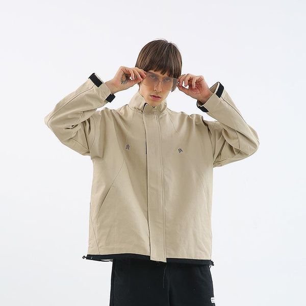 men's jackets 2021 autumn korean version of the japanese simple tide hooded color matching large size tooling casual jacket, Black;brown
men's jackets 2021 autumn korean version of the japanese simple tide hooded color matching large size tooling casual jacket, Black;brown