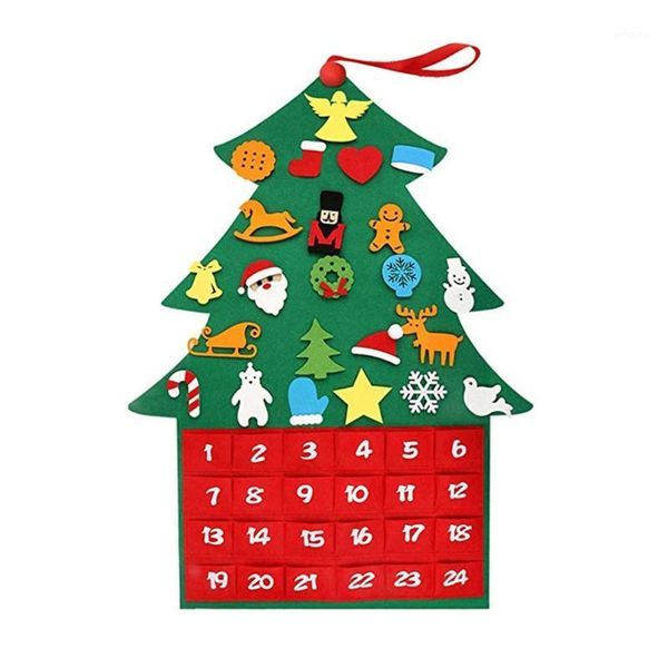 christmas decorations felt tree for kids- diy with 26 pcs ornaments - wall hanging xmas gifts
christmas decorations felt tree for kids- diy with 26 pcs ornaments - wall hanging xmas gifts